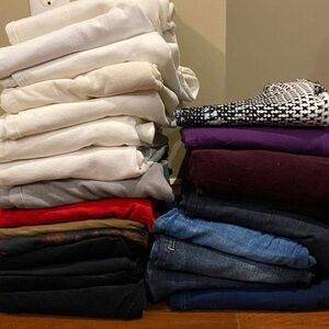 Gap,express, BDG,JCREW,bebe, Ann Taylor, 7for all mankind jeans lightly used.